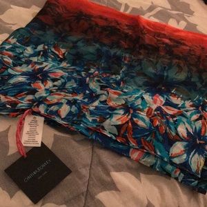 Beautiful colorful silk scarf